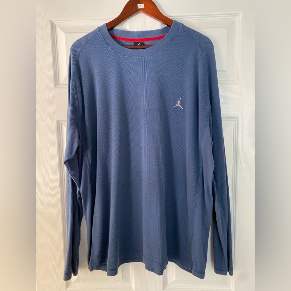 Jordan Men's Blue Long Sleeve Shirt